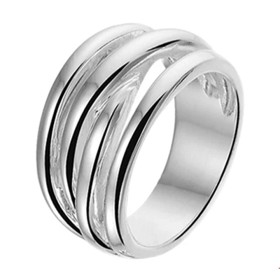 Afbeelding van Trendjuwelier huiscollectie Ring Zilver Gerhodineerd