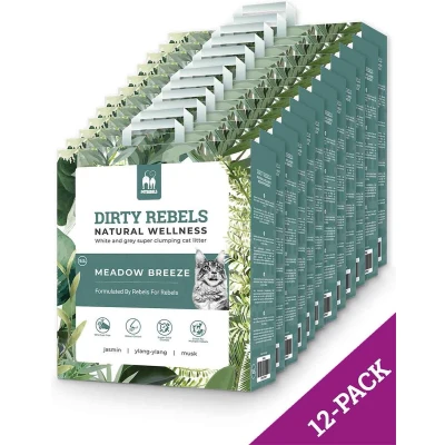 Afbeelding van Kattenbakvulling Natural Wellness Meadow Breeze 12 pack 120kg met etherische olie