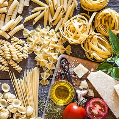 Afbeelding van Tischdeko 20 stuks servetten pasta noedels eten