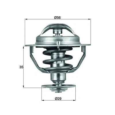 Afbeelding van Thermostaat, koelvloeistof MAHLE TX 73 82D