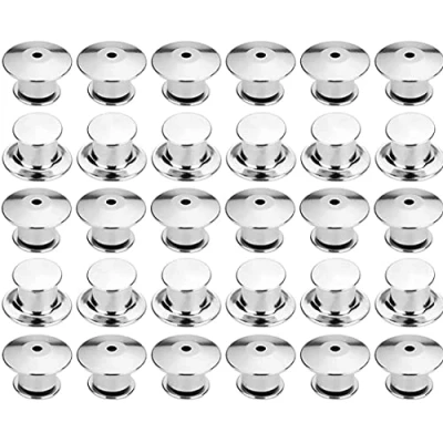 Afbeelding van PIQIUQIU 30 stuks sluitpennen metalen pin keepers rug locksluiting, voor het bevestigen van sluitingen, displayboeken, naambordjes, haken, kunsthandwerk WedDecor (10 mm)