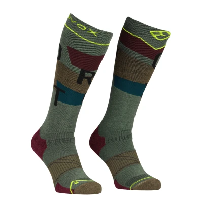 Afbeelding van ORTOVOX Men Freeride Long Socks Cozy Wild Herbs maat 39/41