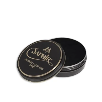 Afbeelding van Saphir Médaille d&#039;Or Pate de Luxe schoenwas 50ml 01 Zwart