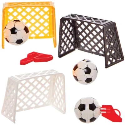Afbeelding van Baker Ross FN210 Voetbal Goal Set van 8, Klein Speelgoed, Feestzak Vullers