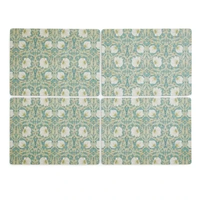 Afbeelding van Spode Morris &amp; Co Pimpernel Privat Grote Placemats Set van 4, Groen, 40,1cmx29,8cm (X0010649172)