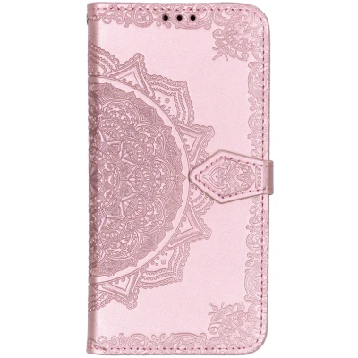 Afbeelding van Samsung Galaxy A50 Hoesje Kunstleder Bookcase Lichtroze Telefoonhoesje