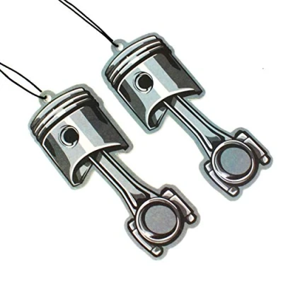 Afbeelding van Set van 2 tuning luchtverfrissers geurboom voor de auto Air Freshener Design geurhanger (2 x zuiger)
