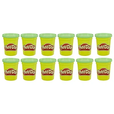 Afbeelding van Play Doh Groene Klei 12 Potjes