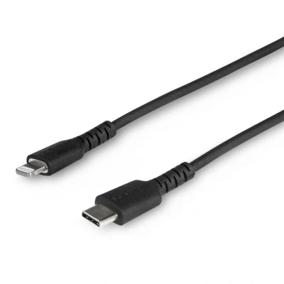Afbeelding van StarTech.com RUSBCLTMM1MB mobiele telefoonkabel Zwart USB C Lightning 1 m