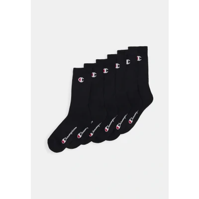 Afbeelding van Champion CREW Socks 6 PACK Unisex Sportsokken, Maat: 35 38, Black