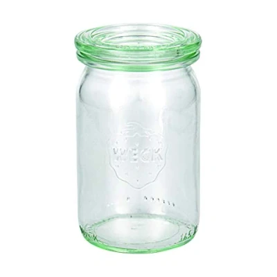 Afbeelding van Weck 49870 Wegwerpset glazen staafvorm 145 ml, 12 x inmaakringen 89 52 mm, 24 klemmen, 2 kartonnen deksels 40 mm