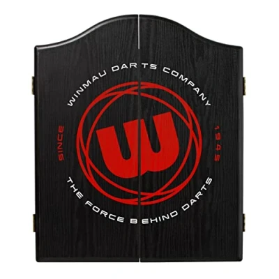 Afbeelding van WINMAU W Roundel Logo Ontwerp Luxe Dartbordkast