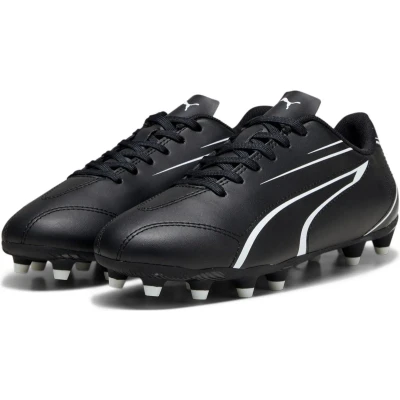 Afbeelding van Puma Unisex Kids Vitoria Fg/Ag Jr Voetbalschoen, Zwart Wit, 35.5 EU