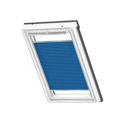 Afbeelding van VELUX Origineel Verduisterend Plisségordijn (FHC), Zilveren Kozijn, C02, Blue