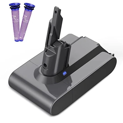 Afbeelding van V7 Batterij 6000mAh 21.6V Vervangingsbatterij voor Dyson V7, SV11 Batterij, Animal, Snoerloos, Extra, Fluffy, Matras stofzuiger, Motorhead, Pro, Trigger+