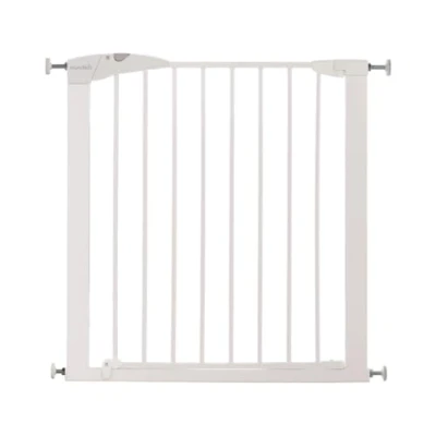 Afbeelding van Munchkin Maxi Secure Traphekje, Babyhekje Voor Peuters En Baby&#039;s, Pressure Fit, Veiligheidshekje Trappen Deuropeningen, Traphekje Zonder Boren, 76 82 cm Wit