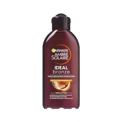 Afbeelding van Garnier Barnsteenolie, bruiningsolie, kokosolie, intensieve bruiningsolie