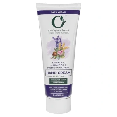 Afbeelding van Prebiotic Oatmeal, Coca Butter &amp; Almond Oil, Hand Nail Cream Shea Organic Coconut Oil make it Best Moisturizing Fast Absorbing, Non Greasy Skin Barrier Protection