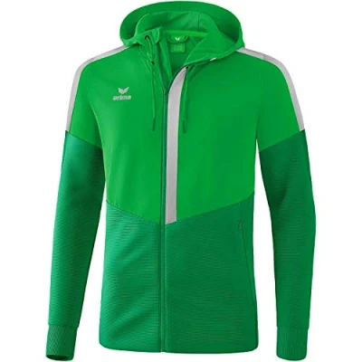 Afbeelding van Erima Squad trainingsjack met capuchon fern green/smaragd/ silver grey 34 / XL