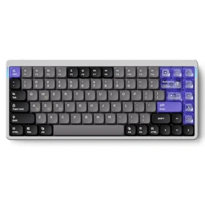 Afbeelding van nuphy Air75 HE Rapid Trigger Gaming Toetsenbord, Hall effect, 84 Toetsen 75% Layout Verstelbare Bediening Esports Bedrade Magnetische Schakelaars, RGB HotSwap Laag Profiel Toetsenbord
