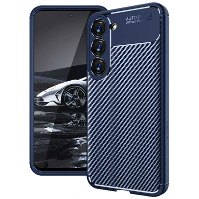 Afbeelding van Samsung Galaxy S23 Plus Hoesje Siliconen en TPU (zacht) iMoshion Softcase/Backcover Blauw Telefoonhoesje