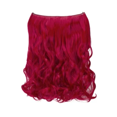 Afbeelding van CAISHA 1 Inslag Extension Met Elastische Band Haarextensies Haarstukje Golvend Rood E109