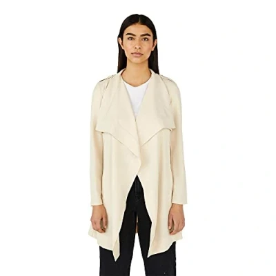 Afbeelding van Object Objannlee Trenchcoat, Dames, Maat: XS, Sandshell