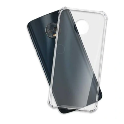 Afbeelding van mtb more energy® Case Crystal Armor voor Motorola Moto G6 Plus (5,9 &#039;&#039;) Hard PC Back &amp; Soft Silicone Bumper Anti Shock Cover