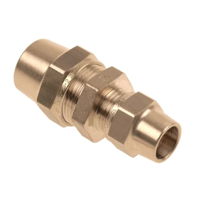 Afbeelding van Bonfix Belgas Messing rechte verloopkoppeling 18x15mm