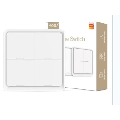 Afbeelding van MOES SmartLife Scène switch 4 Zigbee 12 acties Tuya