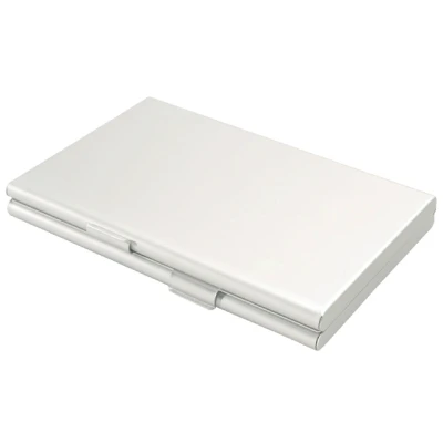Afbeelding van Visitekaartenhouder duo aluminium