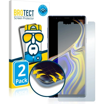 Afbeelding van BROTECT Screenprotector voor Samsung Galaxy Note 9 Folie Beschermfolie transparant volledig dekking (2 Stuks)