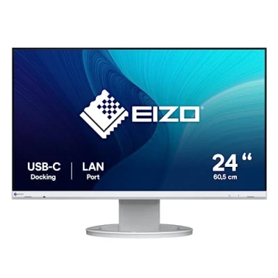 Afbeelding van EIZO FlexScan EV2490 WT computer monitor 60,5 cm (23.8) 1920 x 1080 Pixels Full HD LED Wit