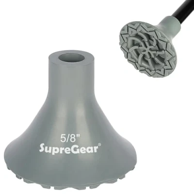 Afbeelding van supregear Wandelstok Vervangende Tip, 16 mm Extreme Grip Antislip Zware Rubber Tip Voor Alle Terreinen Vouwbare Offset Quad Pod/Tripod Accessoire
