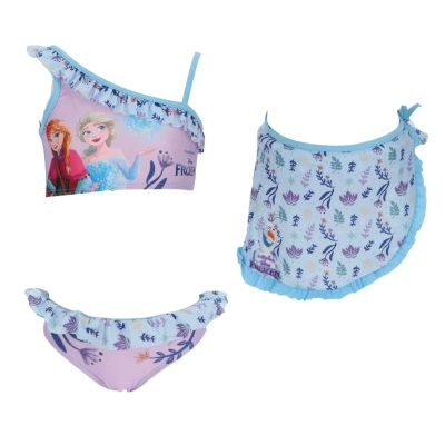 Afbeelding van Frozen Bikini + Sarong Maat 7/8 Jaar