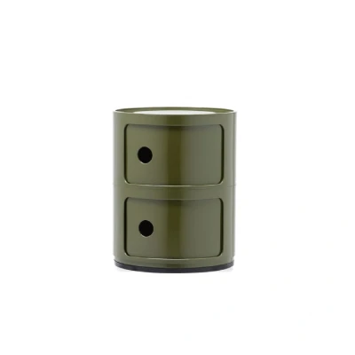 Afbeelding van Kartell Componibili kast rond medium (2 comp.) Groen