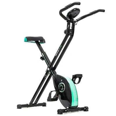 Afbeelding van Cecotec X Bike, inklapbaar, magnetisch, hartslagmeter, LCD display, variabele weerstand, pedalen met maximale grip, vliegwiel van 2,5 kg.