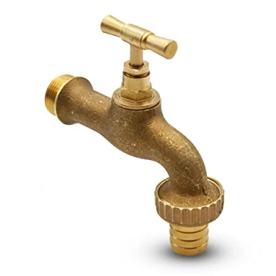Afbeelding van DOJA Barcelona Messing Tuinkraan met externe slangadapter 3/4 &quot;X 1&quot; Tuingereedschap voor verticale tuin, waterfles, automatische irrigatieprogrammeur, waterfilter kraan