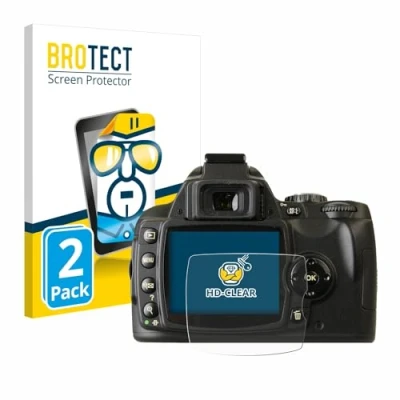 Afbeelding van BROTECT Screenprotector voor Nikon D40x Folie Beschermfolie transparant (2 Stuks)