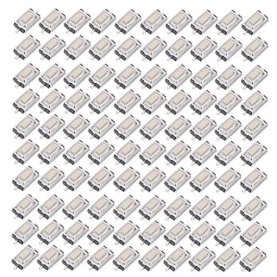 Afbeelding van Fafeicy 100 PCs Momentary Tactile Button Switch, Micro Switch Tact Assortiment Kit