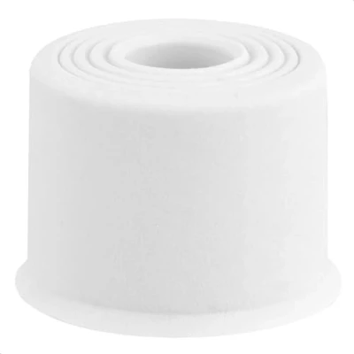 Afbeelding van WAGNER Vloerdeurstopper/wanddeurstopper VULKANO SMALL diameter Ø 35 x 25 mm, buffer van hoogwaardig massief rubber, wit, om te schroeven Made in DE 15523121