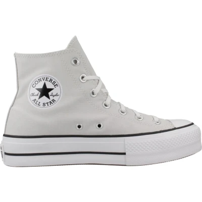 Afbeelding van Converse Chuck Taylor ALL STAR LIFT Platform Sneakers hoog, Dames, Maat: 36, Barely grey/white/black Textiel