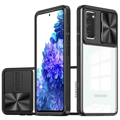 Afbeelding van Samsung Galaxy S20 FE Hoesje Kunststof iMoshion Hardcase/Backcover Zwart Telefoonhoesje