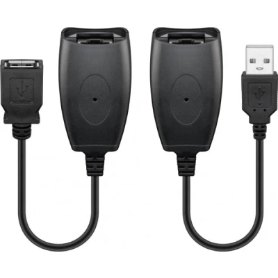 Afbeelding van Goobay USB 2.0 Hi Speed Verlengkabel, Zwart stekker (Type A) &gt; bus