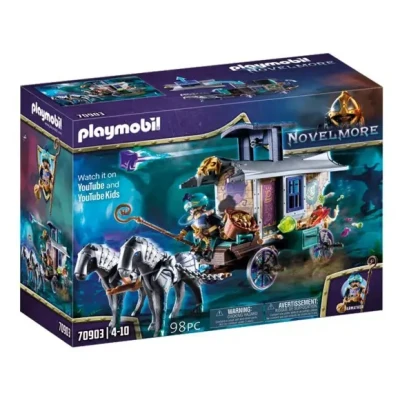 Afbeelding van Playmobil Novelmore VALE Handelskoets Miniaturen voor kinderen, Maat: One Size, Multicoloured