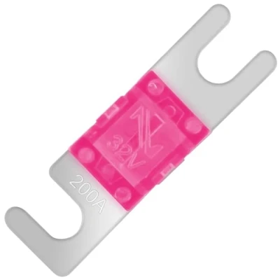 Afbeelding van 4 stuks SeKi Mini ANL zekering 200A; voor auto vrachtwagen motorfiets boot HiFi; platte