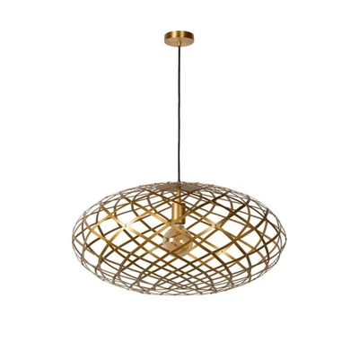 Afbeelding van Lucide WOLFRAM Hanglamp Ø 65 cm 1xE27 Mat Goud / Messing