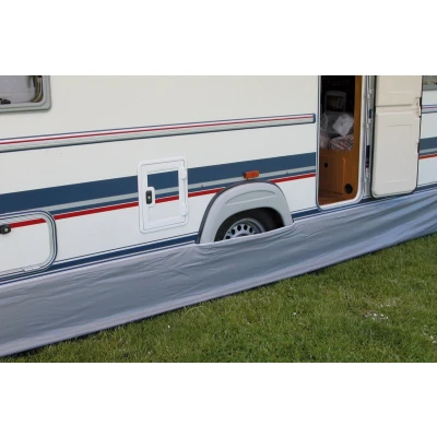 Afbeelding van Eurotrail caravan tochtstrook 300 x 60 cm PVC grijs