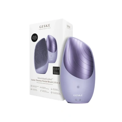 Afbeelding van Geske Sonic Thermo Facial Brush 6 IN 1 Huidverzorgingstool, Maat: One Size, Purple