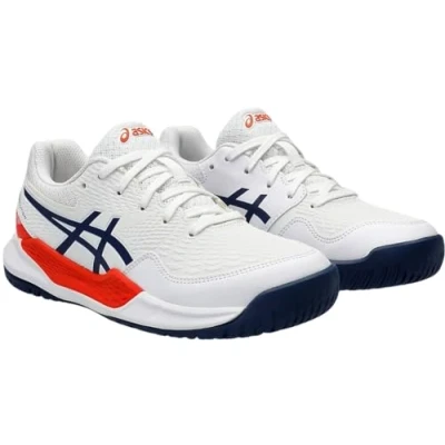 Afbeelding van Asics Gel Resolution 9 GS White/Blue Expanse